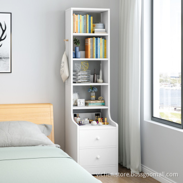 modern Nordic style bedroom High bedside table